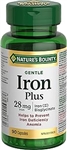 Nature's Bounty Gentle Iron Supplement 28mg | 90 Capsules