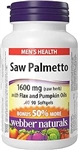 Webber Naturals Saw Palmetto 160 mg | 90 SoftGels