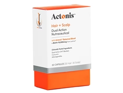 Actonis Hair & Scalp Dual Action Nutraceutical Hair Growth Supplement | 60 Capsules